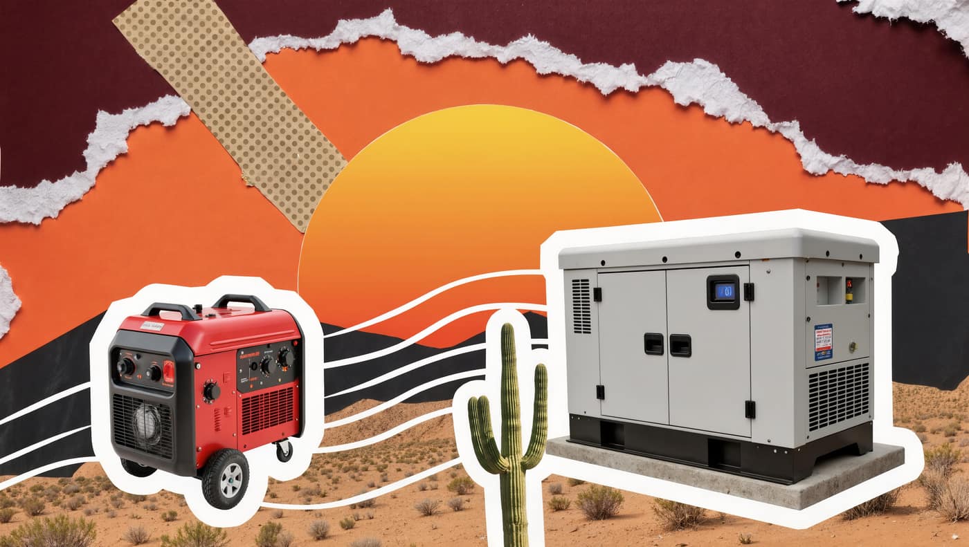 Standby vs. Portable Generators: What Actually Works in Arizona Heat
